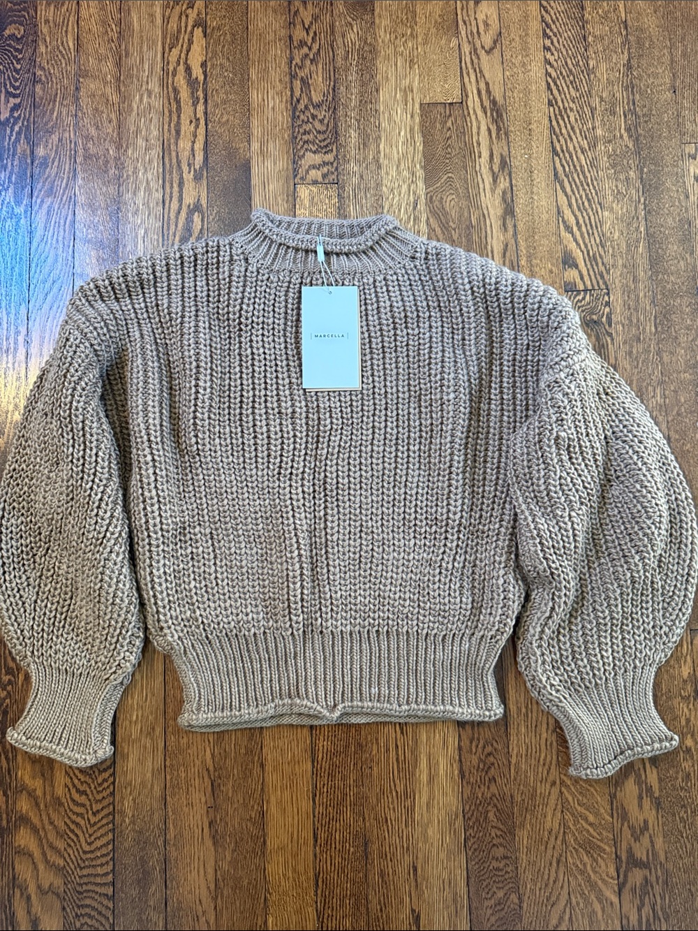 Marcella Audrey Sweater, NWT, Medium, Camel